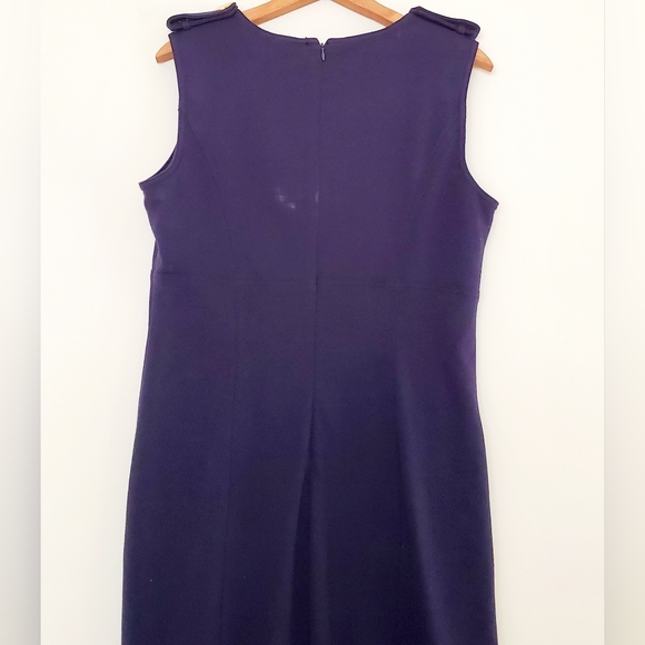 Calvin Klein navy v-neck shift dress - Picture 5 of 6